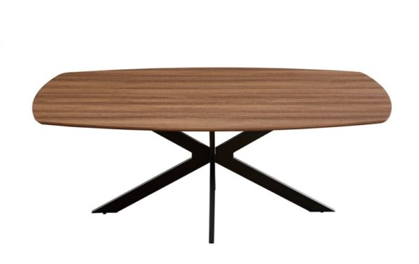 TABLE 'AZIZ' 200 CM OVALE DANOISE DÉCOR CHÊNE VIEILLI – Image 2