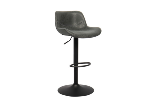 Tabouret de bar 'Tilda' PU Noir – Image 3