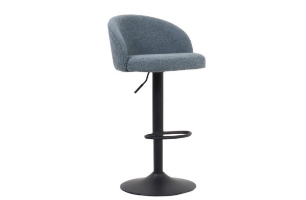 Tabouret de bar 'Arda' Bouclé Bleu – Image 3