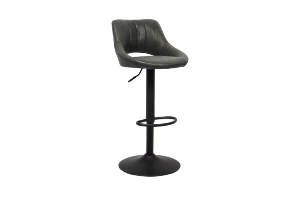 Tabouret de bar 'Bella' PU Noir – Image 2