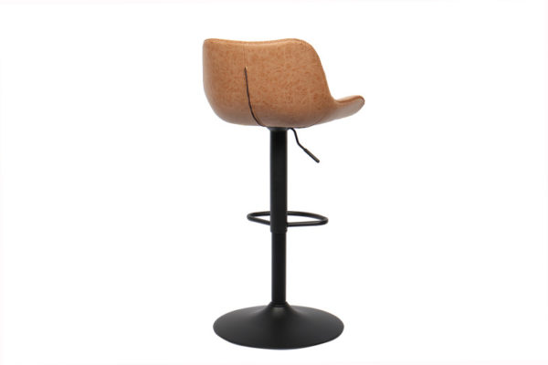 Tabouret de bar 'Tilda' PU Cognac – Image 3