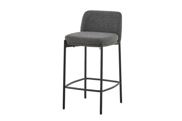 Chaise de comptoir 'Ella' Gris – Image 2