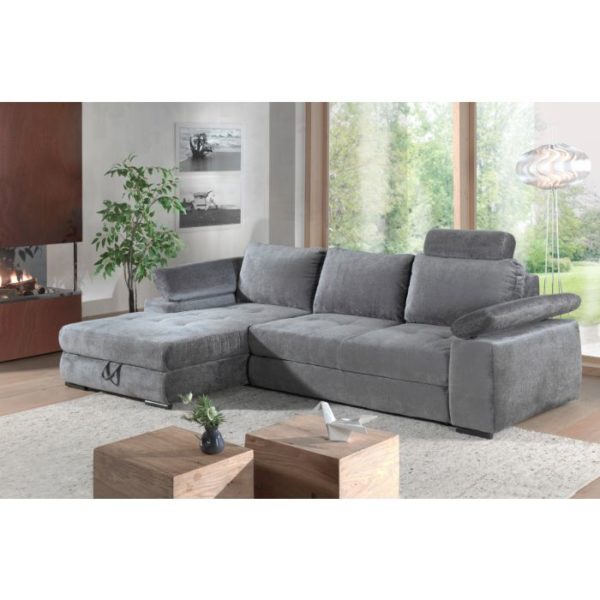 Salon Bronco 7L+3R avec lit et coffret de rangement en parfaite harmonie 90
