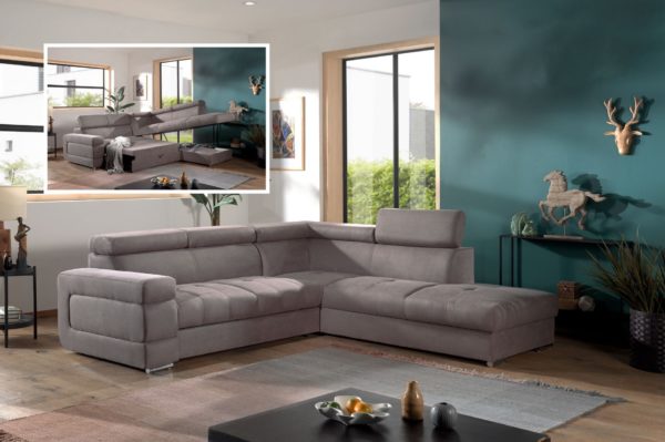 Salon David 8L3R avec lit et coffret de rangement en apollo 69 – Image 5